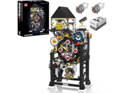 Reloj Mecánico Cyberpunk Con Control Remoto Mould King 10159