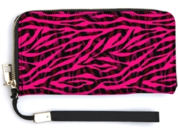 Cartera Cuero Con Cremallera Para Mujer Diseño Estampado