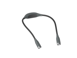 Lámpara de lectura LED portátil para el cuello, ideal para leer en la cama, 3 niveles de brillo, gris Siurn