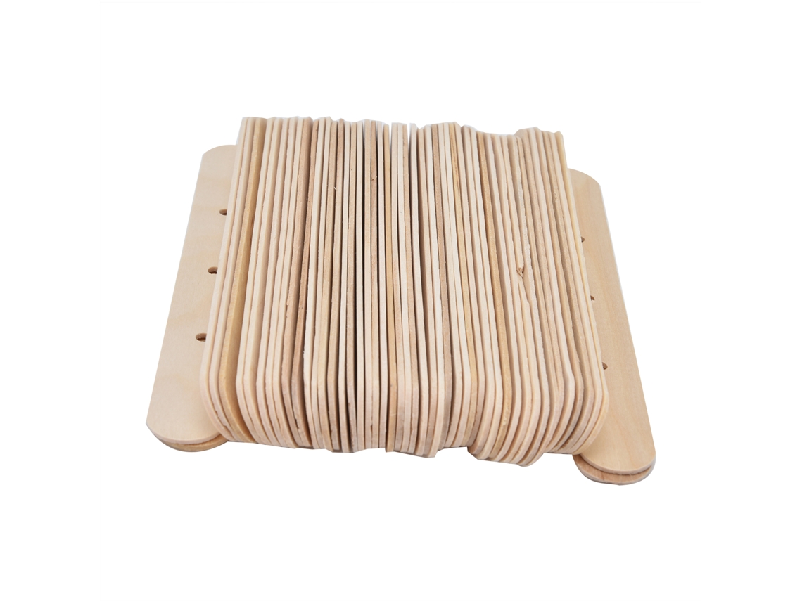 50 Soportes Reutilizables De Madera De Abedul Para Mechas De Velas, 3 Orificios, Herramienta Para Hacer Velas, 150 X 20 Mm