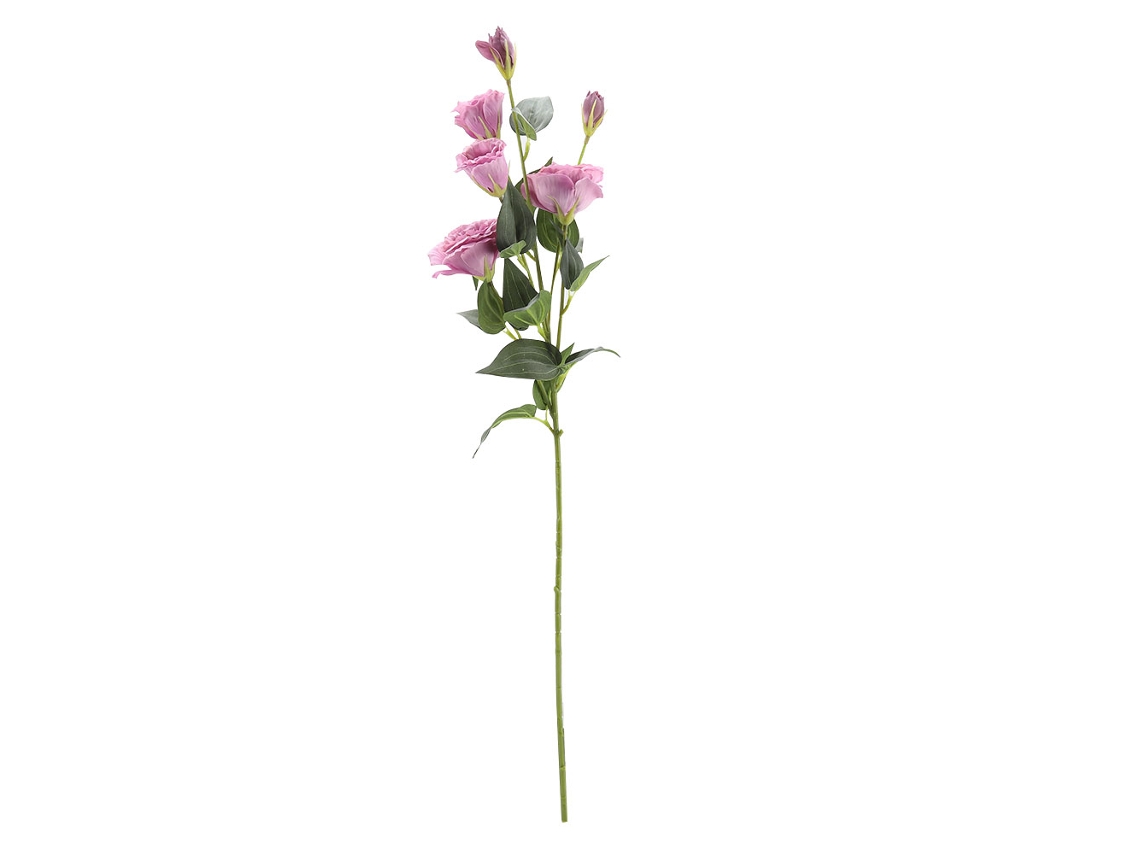 RNEMITERY 6 Flores Artificiales Plásticas Rosa Púrpura para Decoración de Boda y Hogar