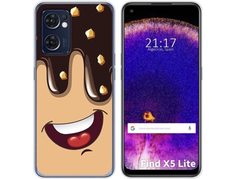 Carcasa Oppo Find X5 Lite 5G TUMUNDOSMARTPHONE Dibujos Helado Chocolate Multicolor