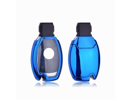 Funda de la cubierta de la caja de la llave de pc + tpu, soporte de carcasa protectora[Azul]