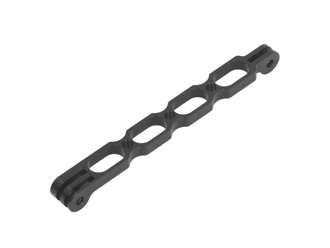 Soporte Extensible Para Casco De Cámara De Acción Aluminio Brazo Para Insta 360 X3 One Rs Go 2 Negro 6.3in