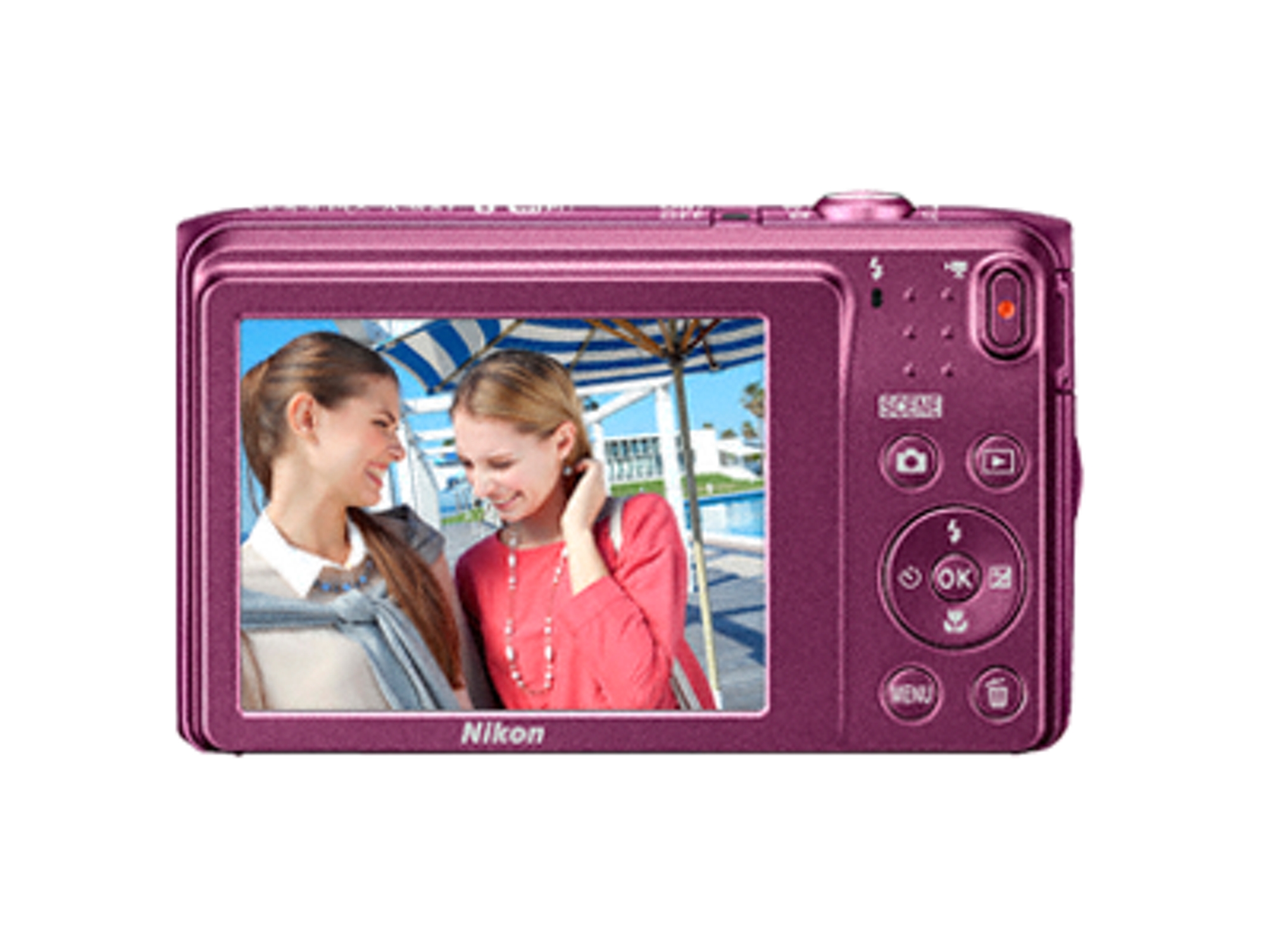 Cámara Compacta NIKON Coolpix A300 (Rosa - 20 MP - ISO: 80 a 1600