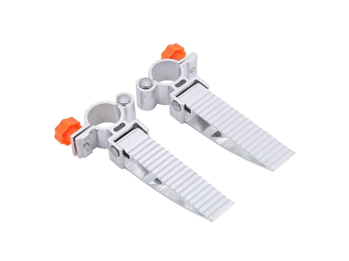 2026rebe-pedal Plegable De Aleación De Aluminio 360° Rotatorio Para Silla De Pesca (naranja)