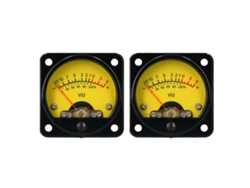 Meter Vu 2 Piezas Amplificador Potencia Precisión Alta Luz Amarilla Panel Driver Board Nivel Sonido