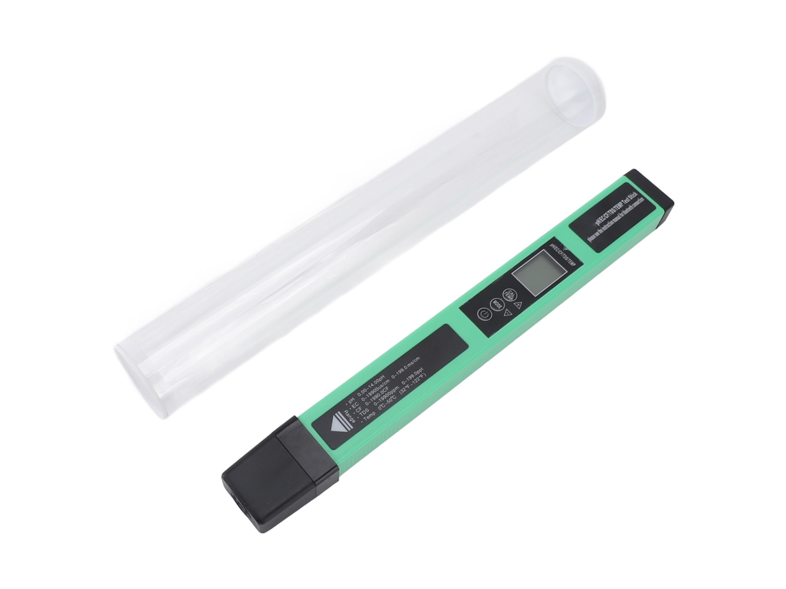 Medidor de pH digital 5 en 1 con Bluetooth, pH, EC, TDS, CF, temperatura, alta precisión, para acuarios hidropónicos.