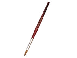 Pincel para decoración de uñas de marta, bolígrafo de madera roja (10#) NEVEANCE