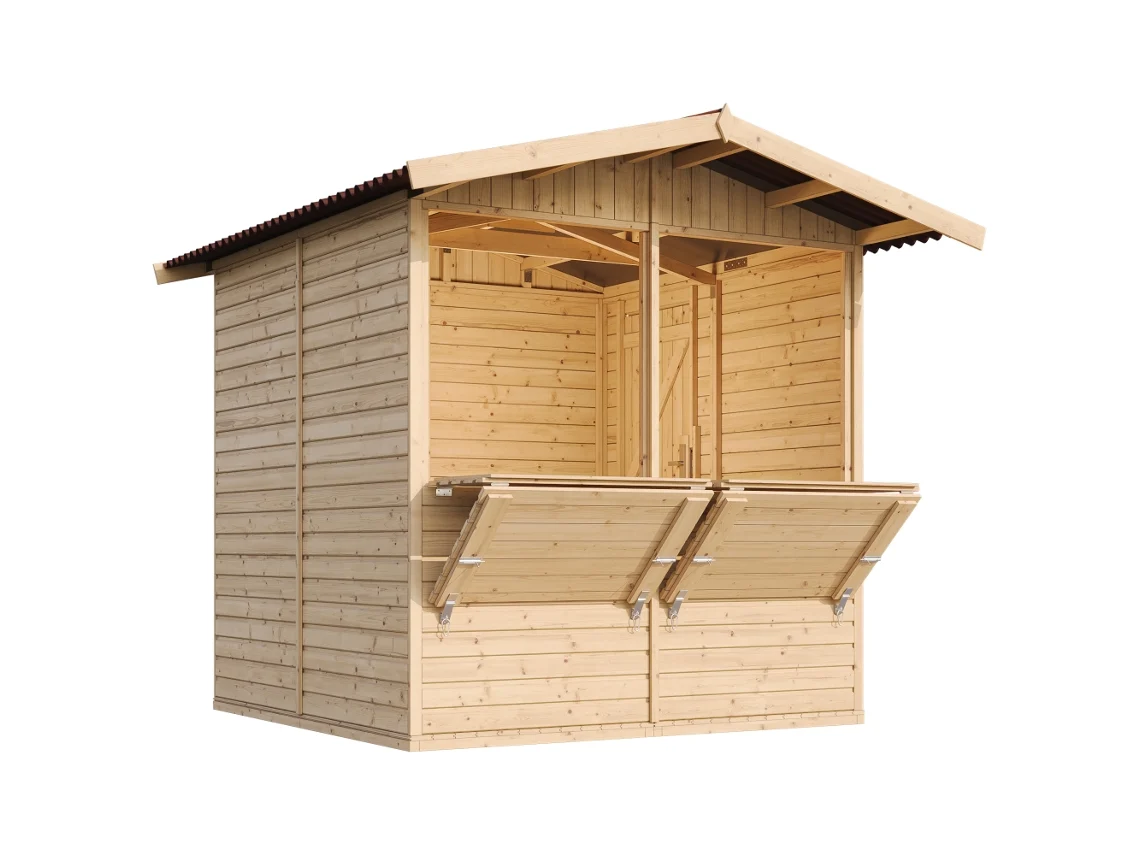 Caseta de Jardín de Madera TIMBELA M149 (4 M² - 232 x 253 x 263 cm)