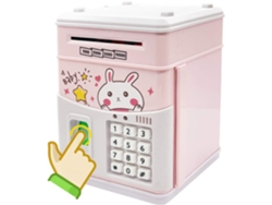 Alcancías Interactivas para Niños, Alcancía Electrónica con Contraseña y Función de Ahorro Automático que Imita un Cajero Automático, Protección con Contraseña y