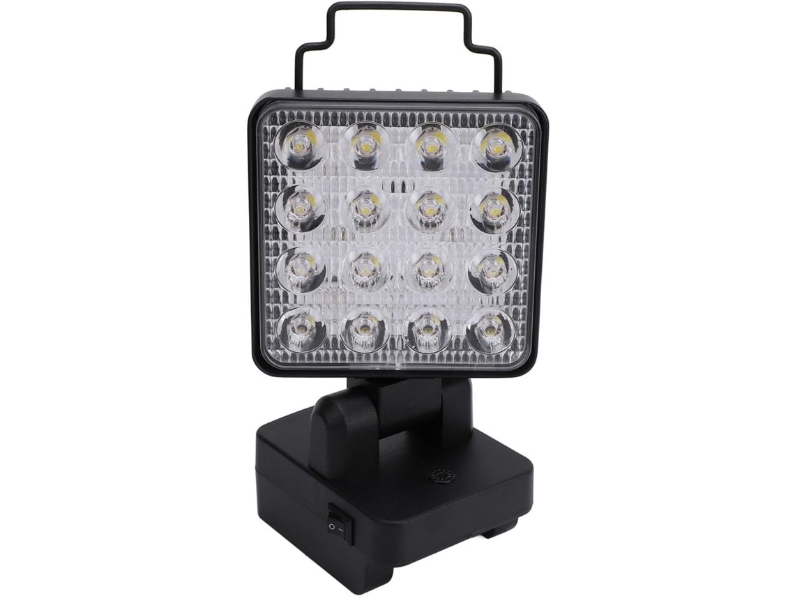 Linterna De Trabajo Led Portátil Con Cabezal De Aleación De Zinc, 1200-1500 Lúmenes, 3 Modos Ajustables.