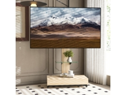 Mueble Tv Con Cajones 80x40 Cm - Soporte Móvil Ajustable Para Tv 32-75 Pulgadas - Madera Natural