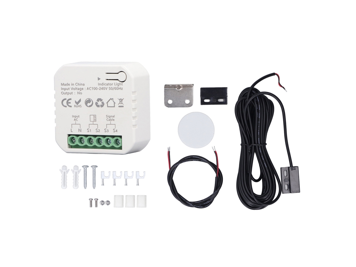 Kit Abridor De Puerta De Garaje Inteligente Tuya Zigbee Wifi Control Remoto Por Voz 100‑240v