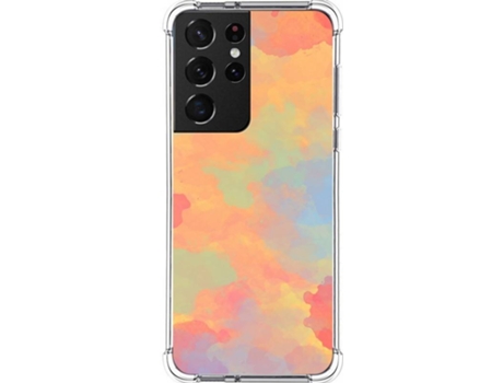 Carcasa Samsung Galaxy S21 Ultra 5G TUMUNDOSMARTPHONE Acuarela 08 Multicolor