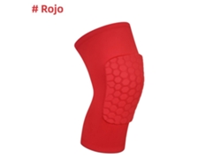 Rodillera corta de nido de abeja, rodillera de baloncesto Mdug (pieza roja S1)