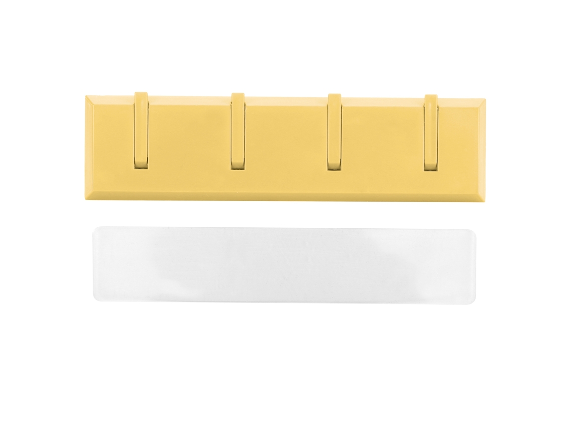 Gancho De Pared Adhesivo Para Ropa, Sombreros, Llaves, Baño, Decoración De Cocina, Amarillo