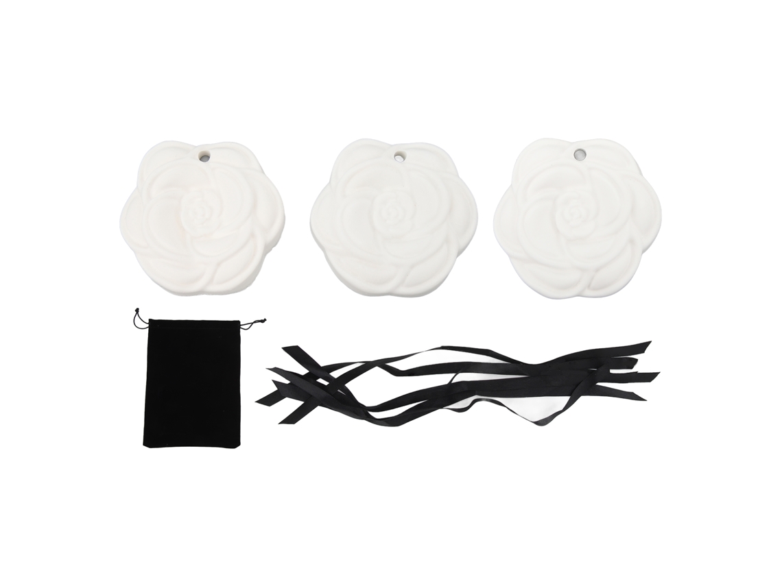 3 Pastillas De Cera Aromática Para Armario Y Coche Con Diferentes Fragancias, Diseño Floral Grabado, Ingredientes Seguros