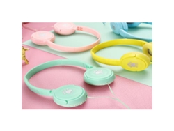 Fones De Ouvido Com Fio Over-ear 3.5mm Portáteis Para Música, Kids, Mp4, Mp3, Smartphones, Laptop