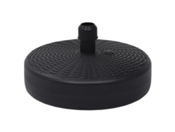 Base de sombrilla VIDAXL Negro Plástico (50 x 50 x 27 cm)