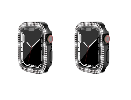 Paquete de 2 estuches con protector de pantalla para Apple Watch Iwatch 3 Pr
