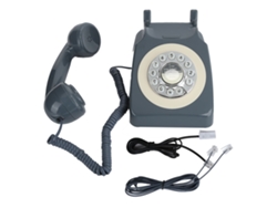 Teléfono De Mesa Con Cable De Estilo Clásico Retro Europeo Pastoral
