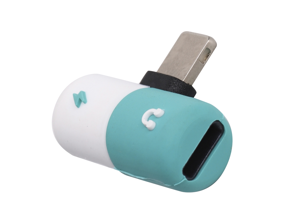 Conversor De Audio Lightning, Carga Y Escucha Música 2 En 1, Compatible Con Estuche De Auriculares Apple
