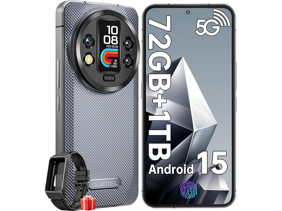 Oukitel Wp200 Pro 5g 8800mah 72gb Ram 1tb Rom 6.7" Amoled 120hz 108mp Cámara Auricular Desmontable Ip68 Android 15