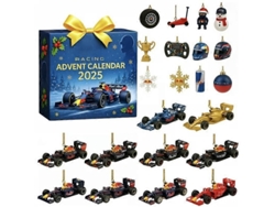 Calendario De Adviento De F1, Regalo De Navidad Sorpresa Con Temática De Carreras Para Niños De 7 A 14 Años.