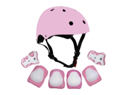 Casco infantil para niños activos, conjunto de equipos de protección ajustables multideportivos para ciclismo y skate, protección de seguridad ligera LAOPIPFU