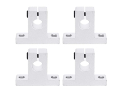 Linjou 4 Piezas De Soporte De Montaje Para Riel De Movimiento Lineal Sk10 Para Eje De 10 Mm De Diámetro