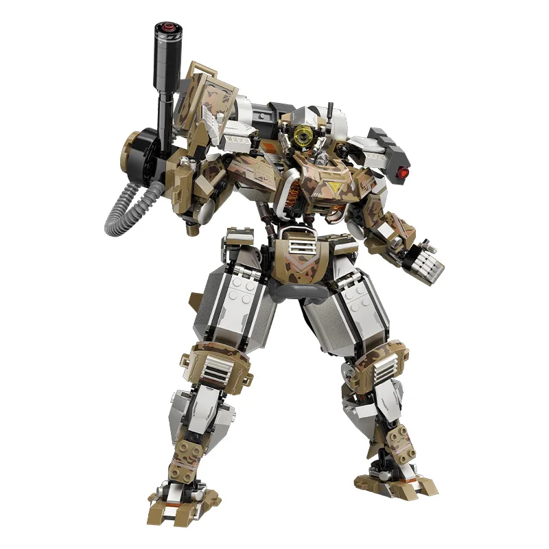 (624 Piezas) Moc 600+ Piezas Figura Articulada De Robot Mecha Espacial Bloques De Construcción De Juguete