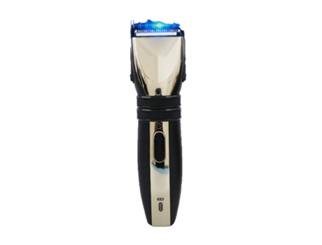 Recortadora de barba recargable con cuchillas autoafilables y longitudes de corte