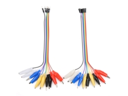 Pinza De Cocodrilo Para Cable Puente Macho/hembra De 20 Pines, Cable De Prueba Para Placa De Prototipos De 20 Cm.