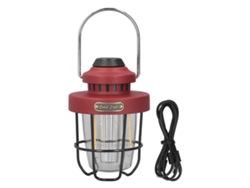 Rebe-linterna De Camping Retro Con Carga Usb 3 Modos De Luz Impermeable Ipx4 Para Exterior Rojo