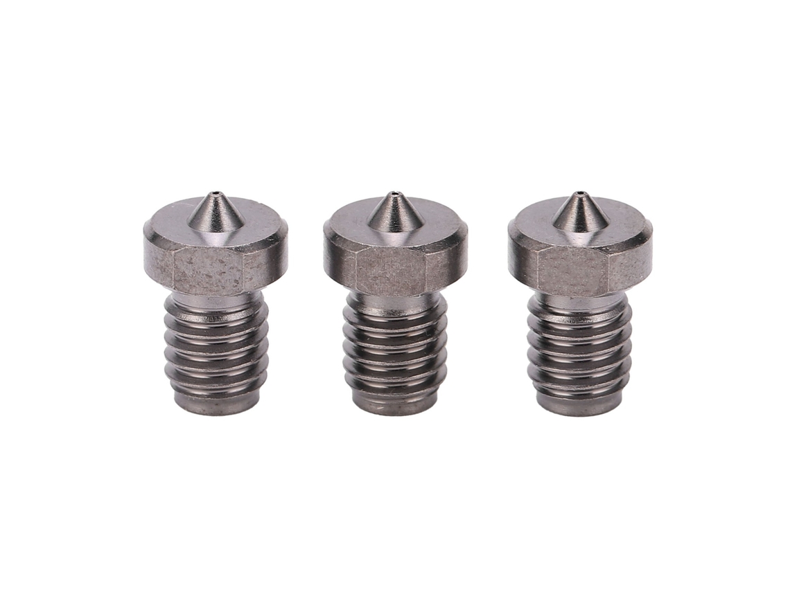 3 Piezas Boquillas Impresora 3d Tt3d Acero Templado Filamento 1.75mm Dureza 50 Grados 0.3mm Accesorios