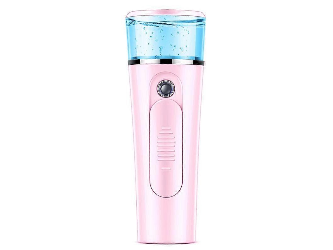 Rebe-instrumento De Beleza Para Cuidado Da Pele Com Spray Iônico Portátil Hidrata E Calma A Pele Seca Em Rosa