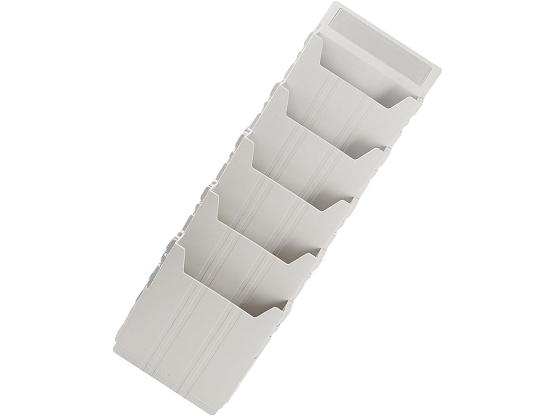 Organizador de archivos de pared expandible de PP con compartimentos SFUSHOS