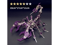 Rompecabezas metálico 3D de Spider King de 400 piezas de Viewleaf, kit de bricolaje para adultos, construcción desafiante, decoración de escritorio u oficina
