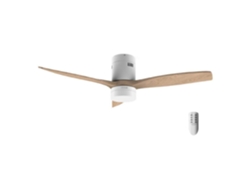 Cecotec Ventilador De Techo Con Luz Led Energysilence Aero 5600 Classic. 40w, Motor Dc, Diámetro 132 Cm, Lámpara Led 18w