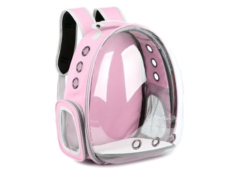 Mochila Transportín para Gatos GATARIA Apollo Rosa