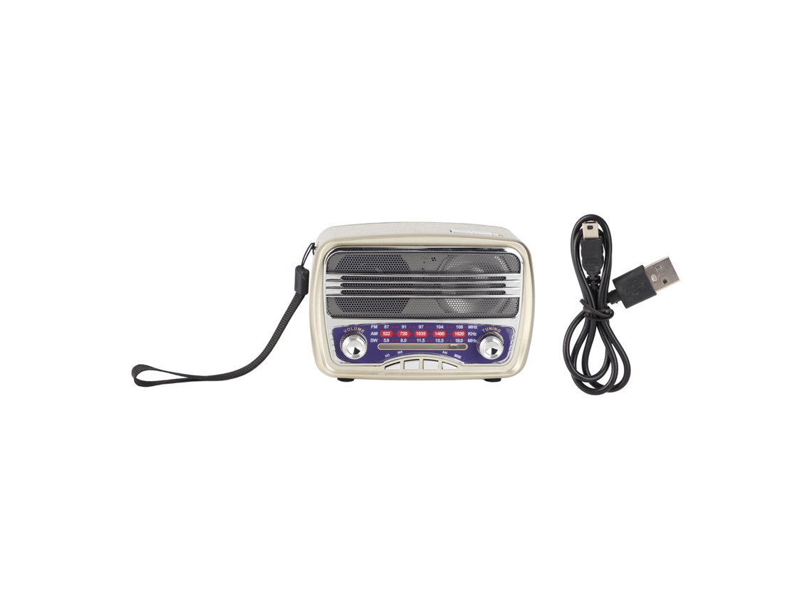 Radio portátil Bluetooth con FM/AM/SW