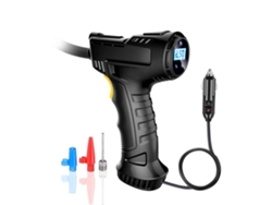 Bomba Insuflável Portátil Compressor Ar Carro Sem Fio Inflador Pneus Recarregável Ecrã Digital