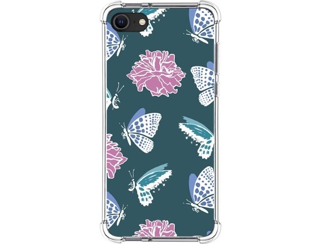 Carcasa iPhone SE 2020 TUMUNDOSMARTPHONE Dibujos Antigolpes Flores 10 Multicolor