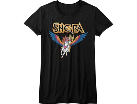 Camiseta ROCKINSTONE de princesa del poder She-Ra para mujer (Algodón - XXL)