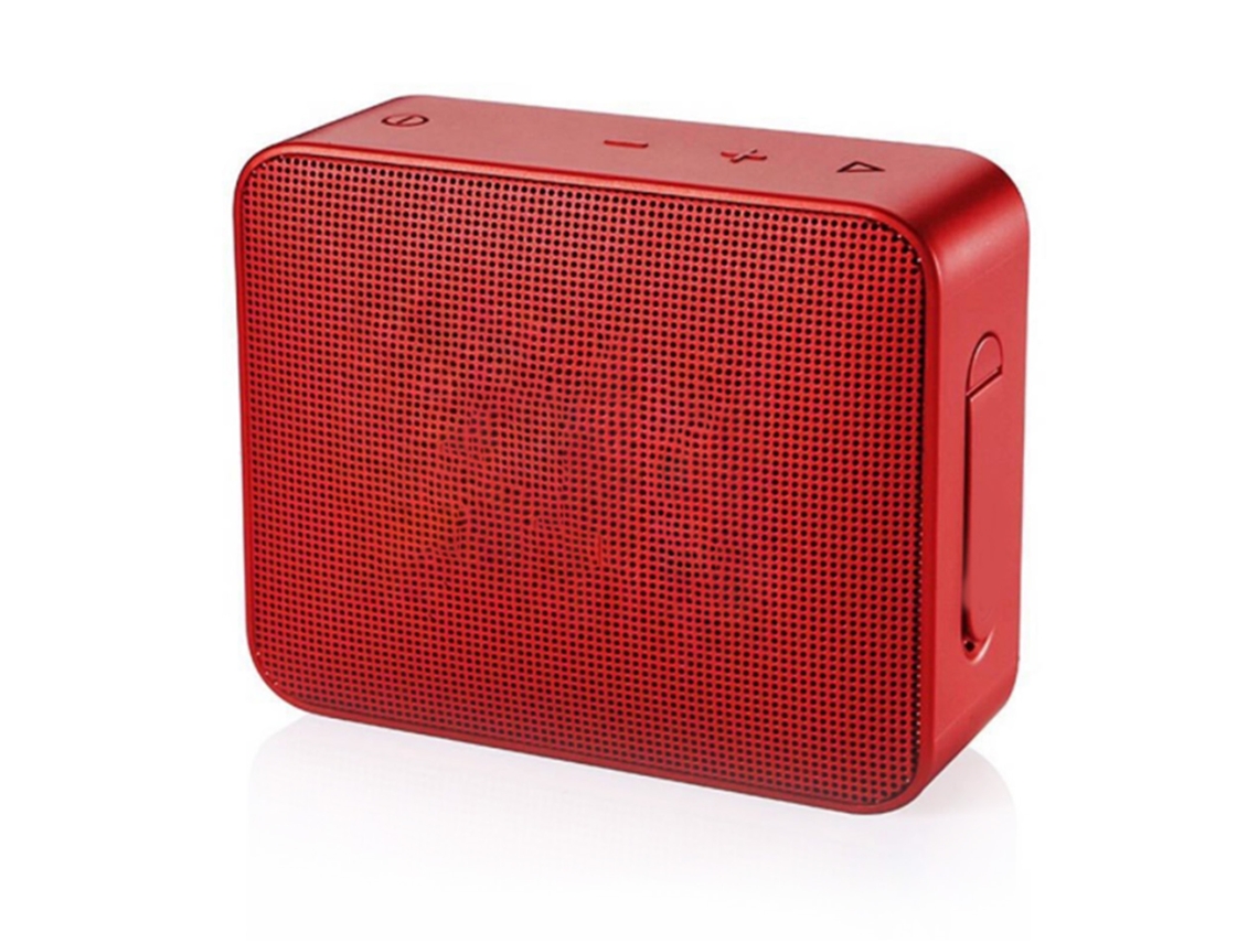 Mini Altavoz Bluetooth Inalámbrico Portátil Con Sonido Estéreo Hifi Y Graves Profundos, Ideal Para Uso En Exteriores Y En El Hogar - Rojo
