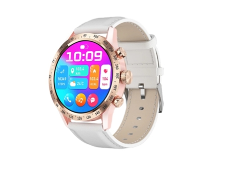 Reloj inteligente con pantalla de 1,28 pulgadas para mujer, regalo, llamada inalámbrica, conectar teléfono, Monitor de oxígeno, reloj inteligente d...