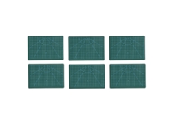 Tabua De Corte Pvc Auto Curativa Com Grade Para Artesanato Costura Quilting Diy A5 (6 Unidades)