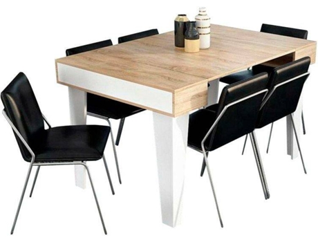 Consola SKRAUT HOME EX140KLBLANCASONOMA (Blanco - Melamina)