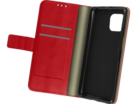 Carcasa Samsung Galaxy A22 5G AVIZAR Función de Soporte Rojo